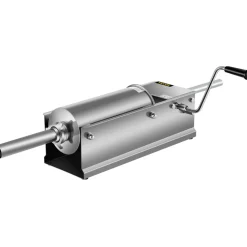 VEVOR Manual Sausage Stuffer, 11 LBS / 5 L Vertical Meat Stuffer, Dual-Speed Sausage Casing Meat Filling Machine, Stainless Steel Heavy Duty Filler with 5 Stuffing Tubes, for Commercial & Home Use