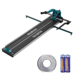 VEVOR Manual Tile Cutter, 40 inch, Porcelain Ceramic Tile Cutter with Tungsten Carbide Cutting Wheel, Infrared Positioning, Anti-Skid Feet, Durable Rails for professional installers or beginners