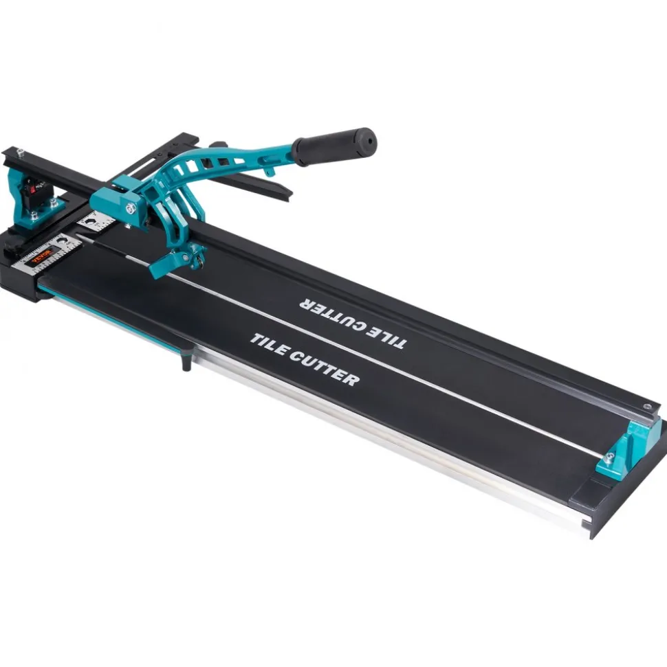 VEVOR Manual Tile Cutter, 32 inch, Porcelain Ceramic Tile Cutter with Tungsten Carbide Cutting Wheel, Infrared Positioning, Anti-Skid Feet, Durable Rails for professional installers or beginners