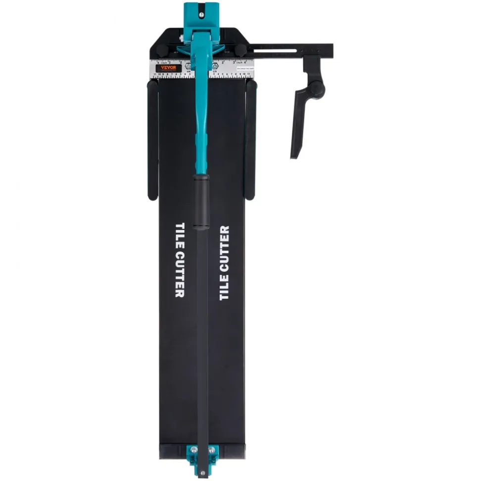 VEVOR Manual Tile Cutter, 32 inch, Porcelain Ceramic Tile Cutter with Tungsten Carbide Cutting Wheel, Infrared Positioning, Anti-Skid Feet, Durable Rails for professional installers or beginners
