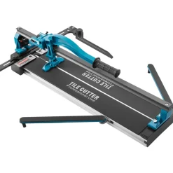 VEVOR Manual Tile Cutter, 24 inch, Porcelain Ceramic Tile Cutter with Tungsten Carbide Cutting Wheel, Infrared Positioning, Anti-Skid Feet, Durable Rails for professional installers or beginners