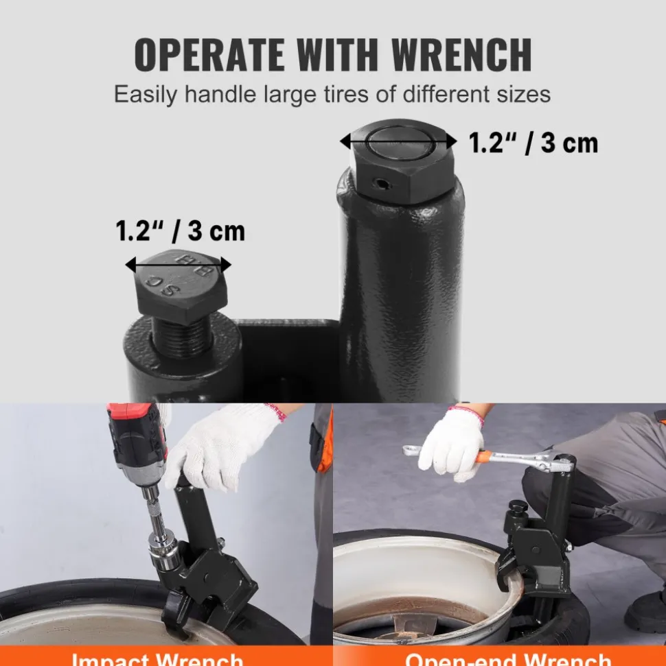 VEVOR Manual Tire Bead Breaker, 38"-42" Tires Changer Tool, Heavy-duty Bead Breaking, Easy-Operated Tire Repair Tool for ATVs/UTVs, Tractors, Trucks, Cars, Heavy Duty Tires