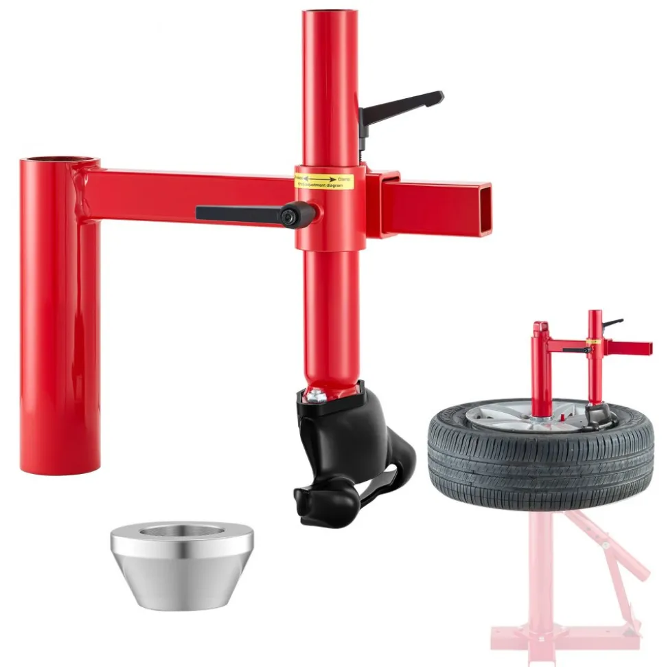 VEVOR Manual Tire Changer Duck Head Kit with Silver Cone, Fit for 16"-21" Wheels, Heavy Duty Manual Tire Changer Duck Head Adapter Kit, Mounting and Demounting Tool for Most Cars, SUVs, Trucks, ATVs