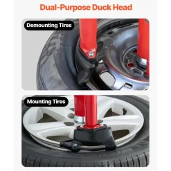 VEVOR Manual Tire Changer Duck Head Kit with Silver Cone, Fit for 16