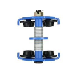 VEVOR Manual Trolley, 4400 lbs/2 Ton Load Capacity, Push Beam Trolley with Dual Wheels, Adjustable for I-Beam Flange Width 2.5