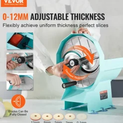 VEVOR Manual Vegetable Fruit Slicer, 0-0.5
