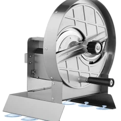 VEVOR Manual Vegetable Fruit Slicer, 0-0.5"/0-12mm Thickness Adjustable Commercial Slicer Machine, Stainless Steel Food Cutter Slicing Machine with 2 Spare Blades, for Potato, Cucumber, Lemon, Tomato