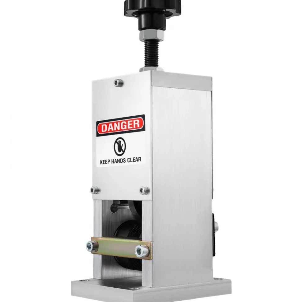 VEVOR Manual Wire Stripping Machine 0.06-0.98 inches, Wire Stripper Machine with Hand Crank Portable, Wire Stripping Tool Aluminum Construction,for Scrap Copper Recycling