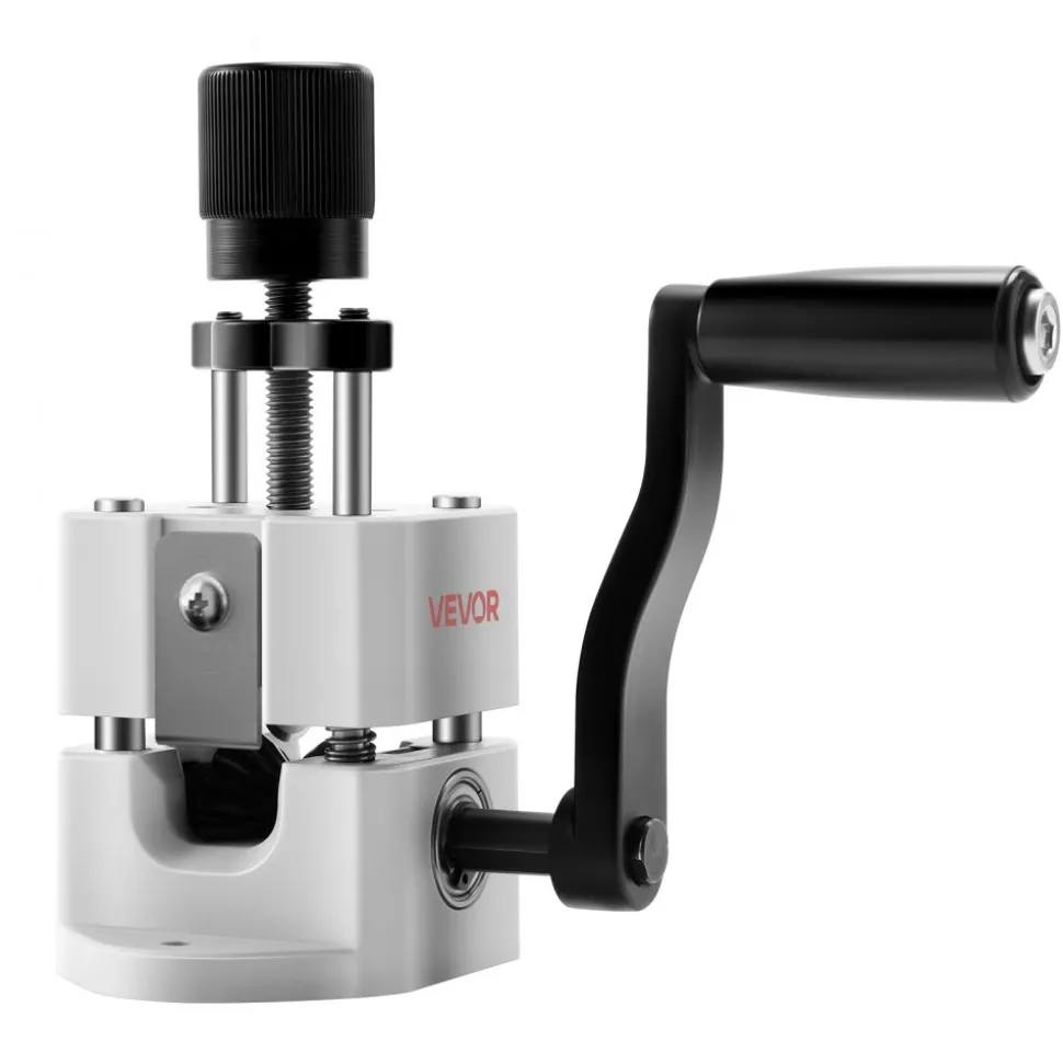 VEVOR Manual Wire Stripping Machine, 0.06-1 in, Portable Copper Stripper with Hand Crank or Drill Powered, 64Mn Quenched Blades, 45# Steel Rollers, ABS & PC Wire Peeler, for Scrap Copper Recycling