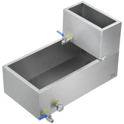 VEVOR Maple Syrup Evaporator Pan, 47 Gallon, 683 Cups of 8.8oz Maple Syrup, Flat Evaporator Pan with Thermometer, 1 Valve and 3 Heating Methods, 304 Stainless Steel Maple Syrup Pan for Home, Outdoor
