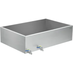 VEVOR Maple Syrup Evaporator Pan, 47 Gallon, 683 Cups of 8.8oz Maple Syrup, Flat Evaporator Pan with Thermometer, 2 Valves and 3 Heating Methods, 304 Stainless Steel Maple Syrup Pan for Home, Outdoor