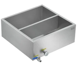 VEVOR Maple Syrup Evaporator Pan, 23.6 Gallon, 343 Cups of 8.8oz Maple Syrup, Flat Evaporator Pan with Thermometer, 1 Valve and 3 Heating Methods, 304 Stainless Steel Maple Syrup Pan for Home, Outdoor