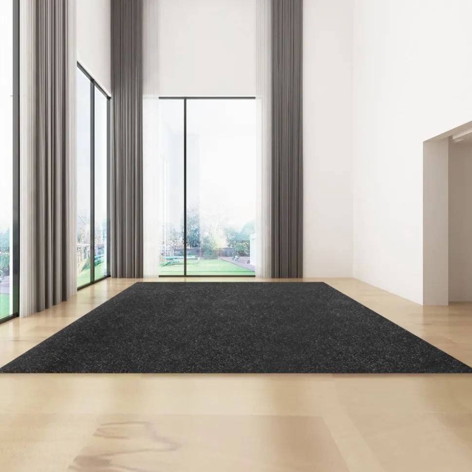VEVOR Marine Carpet, 6 x 36 ft Boat Carpeting, Charcoal Black Marine Grade Boat Carpet, Indoor/Outdoor Marine Carpeting with Water-proof TPR Backing, Water-proof Carpet Roll for Home, Patio, Porch, De