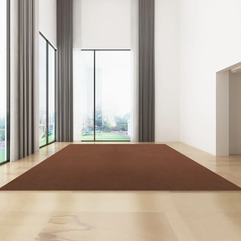 VEVOR Marine Carpet, 6 x 23 ft Boat Carpeting, Deep Brown Marine Grade Boat Carpet, Indoor/Outdoor Marine Carpeting with Water-Proof TPR Backing, Water-Proof Carpet Roll for Home, Patio, Porch, Deck