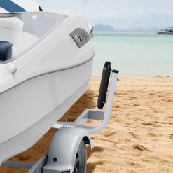 VEVOR Marine Trailer Guide Set, 20.5” Flexibly Adjustable Poles, Pair of Steel Anti-Rust Guides, Durable Roller Support for Ski, Fishing, or Sailboat Trailers 2024