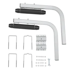 VEVOR Marine Trailer Guide Set, 20.5” Flexibly Adjustable Poles, Pair of Steel Anti-Rust Guides, Durable Roller Support for Ski, Fishing, or Sailboat Trailers 2024