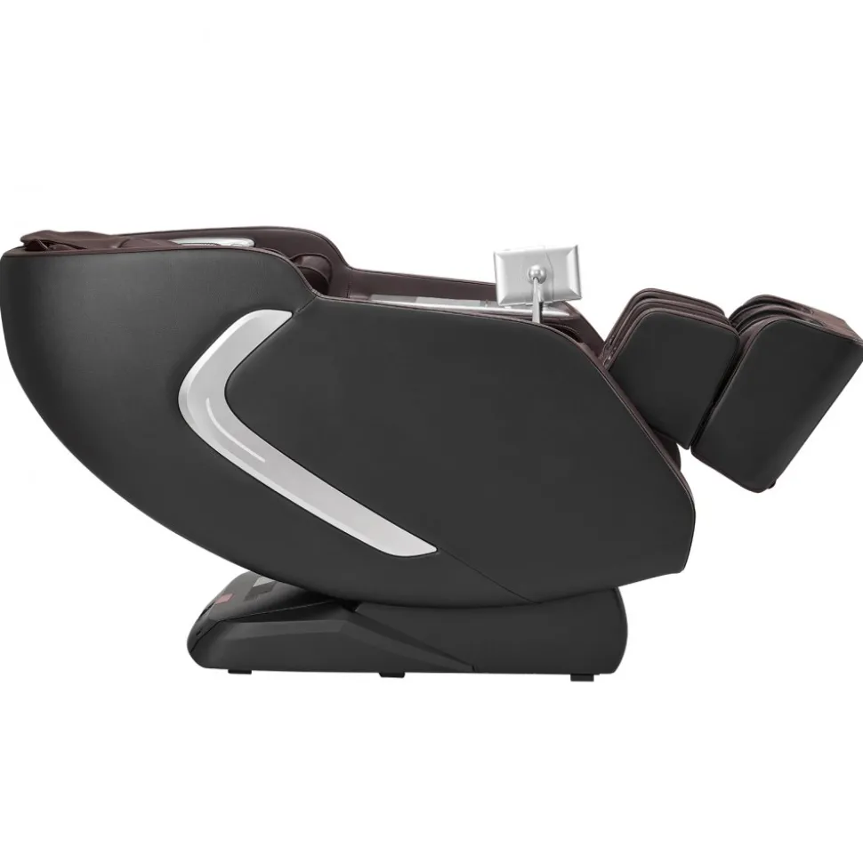 VEVOR Massage Chair, 4D Full Body Zero Gravity Recliner with SL Track, Yoga Stretch, AI Voice Control, Heat, Foot Roller, Retractable Pedal, 36 Airbags, LCD, Armrest Controls, Rolling Base