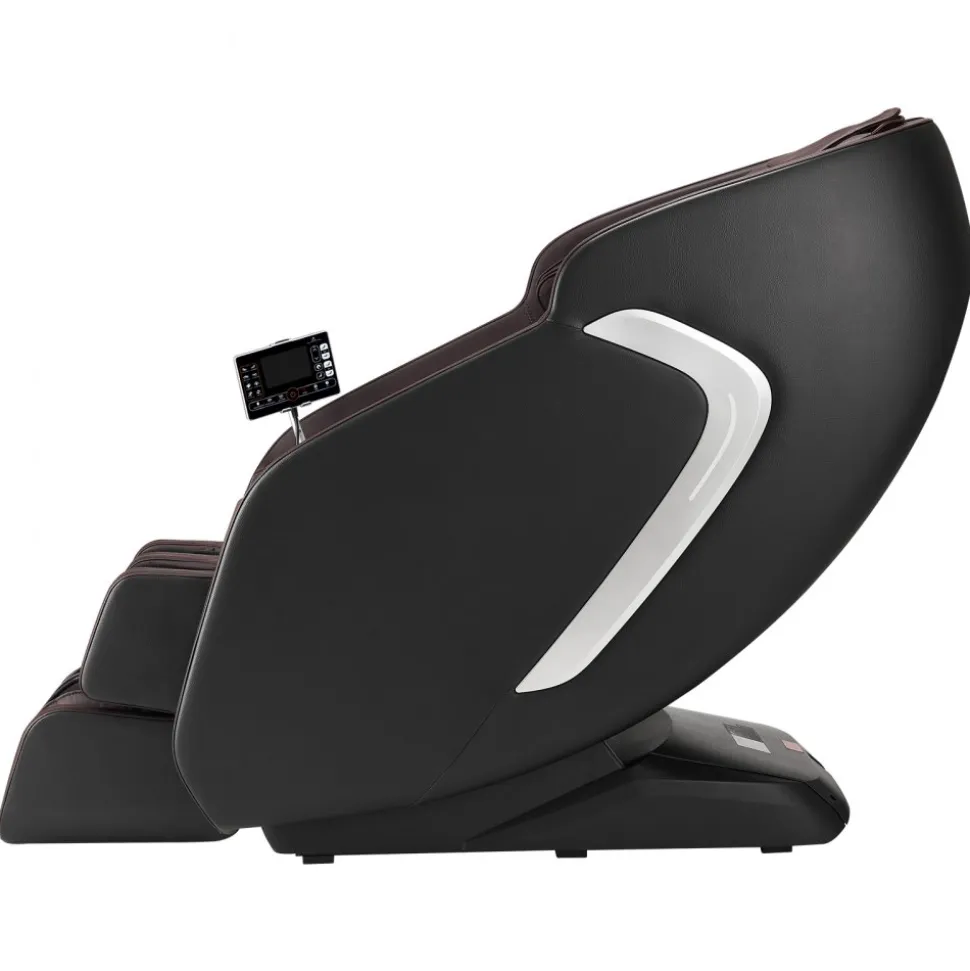 VEVOR Massage Chair, 4D Full Body Zero Gravity Recliner with SL Track, Yoga Stretch, AI Voice Control, Heat, Foot Roller, Retractable Pedal, 36 Airbags, LCD, Armrest Controls, Rolling Base