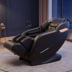 VEVOR Massage Chair, 3D Zero-Gravity Full Body Massage Chair with Extendable Footrest, Automatic Modes, Airbags, Waist & Leg Heating, Bluetooth Speaker, Touchscreen Control, for Home and Office Use