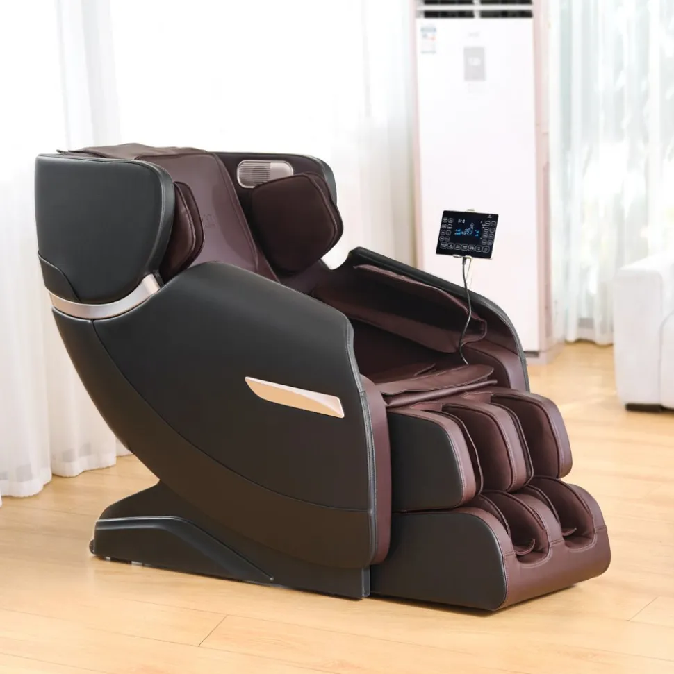 VEVOR Massage Chair - Full Body Zero Gravity Recliner with Multi Auto Modes, 3D Shiatsu, Heating, Bluetooth Speaker, Airbag, Foot Roller, and Touch Screen