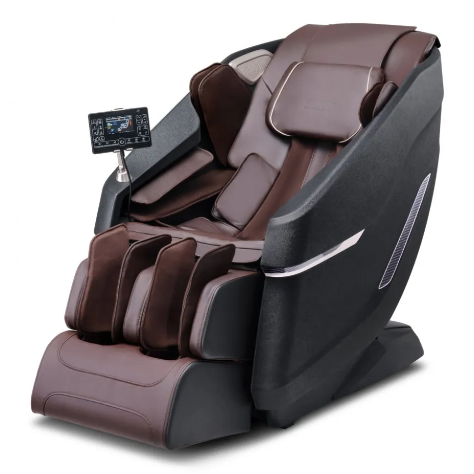 VEVOR Massage Chair with Flexible SL-Track, Full Body Zero Gravity Recliner, 10-18 Auto Modes, 3D Shiatsu, Heating, Bluetooth Speaker, Airbag, Foot Roller, and Touch Screen