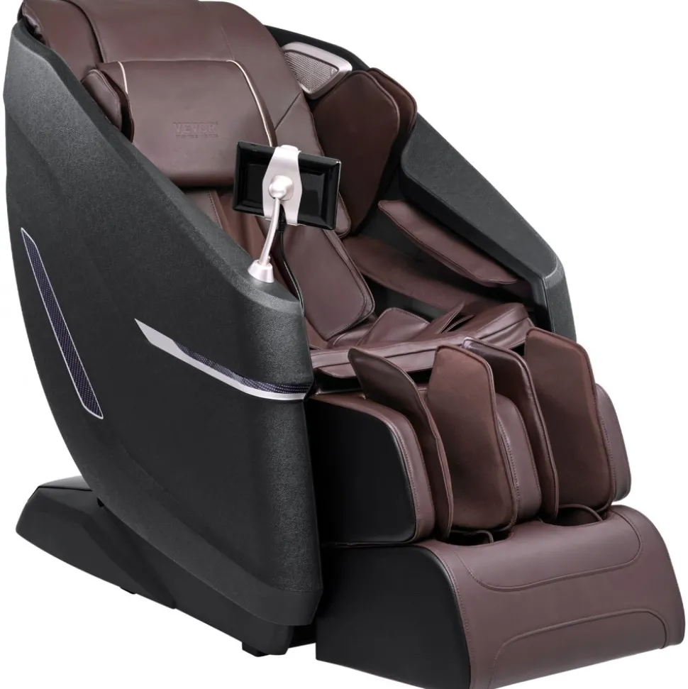 VEVOR Massage Chair with Flexible SL-Track, Full Body Zero Gravity Recliner, 10-18 Auto Modes, 3D Shiatsu, Heating, Bluetooth Speaker, Airbag, Foot Roller, and Touch Screen
