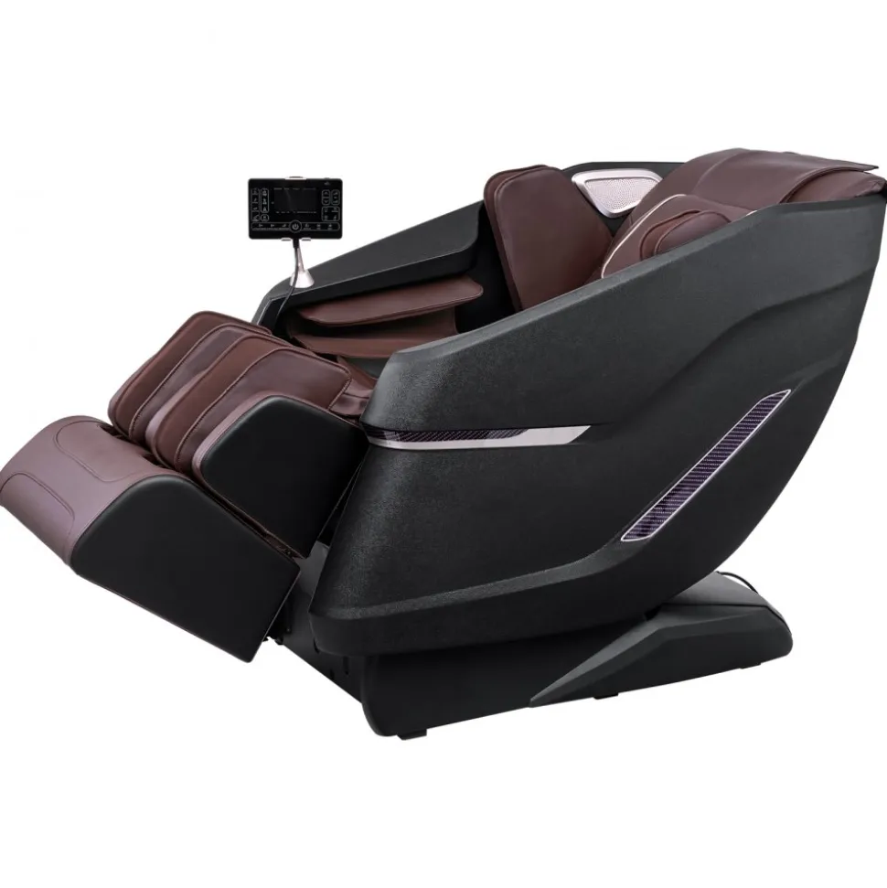 VEVOR Massage Chair with Flexible SL-Track, Full Body Zero Gravity Recliner, 10-18 Auto Modes, 3D Shiatsu, Heating, Bluetooth Speaker, Airbag, Foot Roller, and Touch Screen