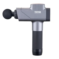 VEVOR Massage Gun Deep Tissue, Percussion Muscle Massager for Athletes - with 8 Speed Levels & 6 Massage Heads, 16V 2500mAh Batteries, Handheld Massage Gun for Pain Relief, Muscle Relaxation