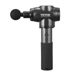 VEVOR Massage Gun Deep Tissue with 9 Speed Levels & 6 Massage Heads, 24V 2500mAh Batteries, Percussion Muscle Massager for Athletes, Handheld Electric Massage Gun for Pain Relief, Muscle Relaxation