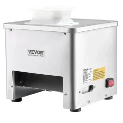 VEVOR Meat Cutter Machine, 550W Meat Slicer, 350 lb/h Commercial Meat Cutting Machine, Stainless Steel, 3.5 mm Thickness, Electric Food Cutting Slicer for Home Kitchen, Restaurant, Supermarket