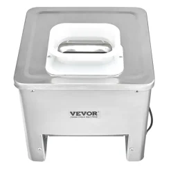VEVOR Meat Cutter Machine, 550W Meat Slicer, 350 lb/h Commercial Meat Cutting Machine, Stainless Steel, 3.5 mm Thickness, Electric Food Cutting Slicer for Home Kitchen, Restaurant, Supermarket