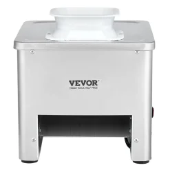 VEVOR Meat Cutter Machine, 550W Meat Slicer, 350 lb/h Commercial Meat Cutting Machine, Stainless Steel, 3.5 mm Thickness, Electric Food Cutting Slicer for Home Kitchen, Restaurant, Supermarket