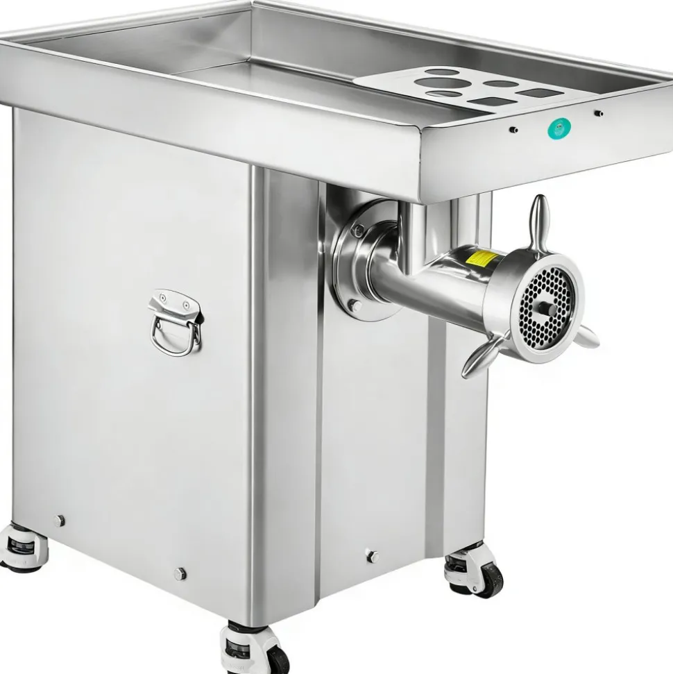 VEVOR Meat Grinder, 36.7 Lbs/Min Capacity Electric Meat Grinders w/ Blade, Grinding Plate, Sausage Maker, Stainless Steel Commercial Meat Mincer for Kitchen Restaurant Butcher Store