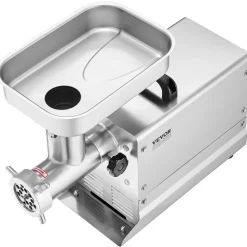 VEVOR Meat Grinder, 13 Lbs/Min Capacity Electric Meat Grinders with Blade, Grinding Plate, Sausage Maker, Stainless Steel Commercial Meat Mincer for Kitchen Restaurant Butcher Store