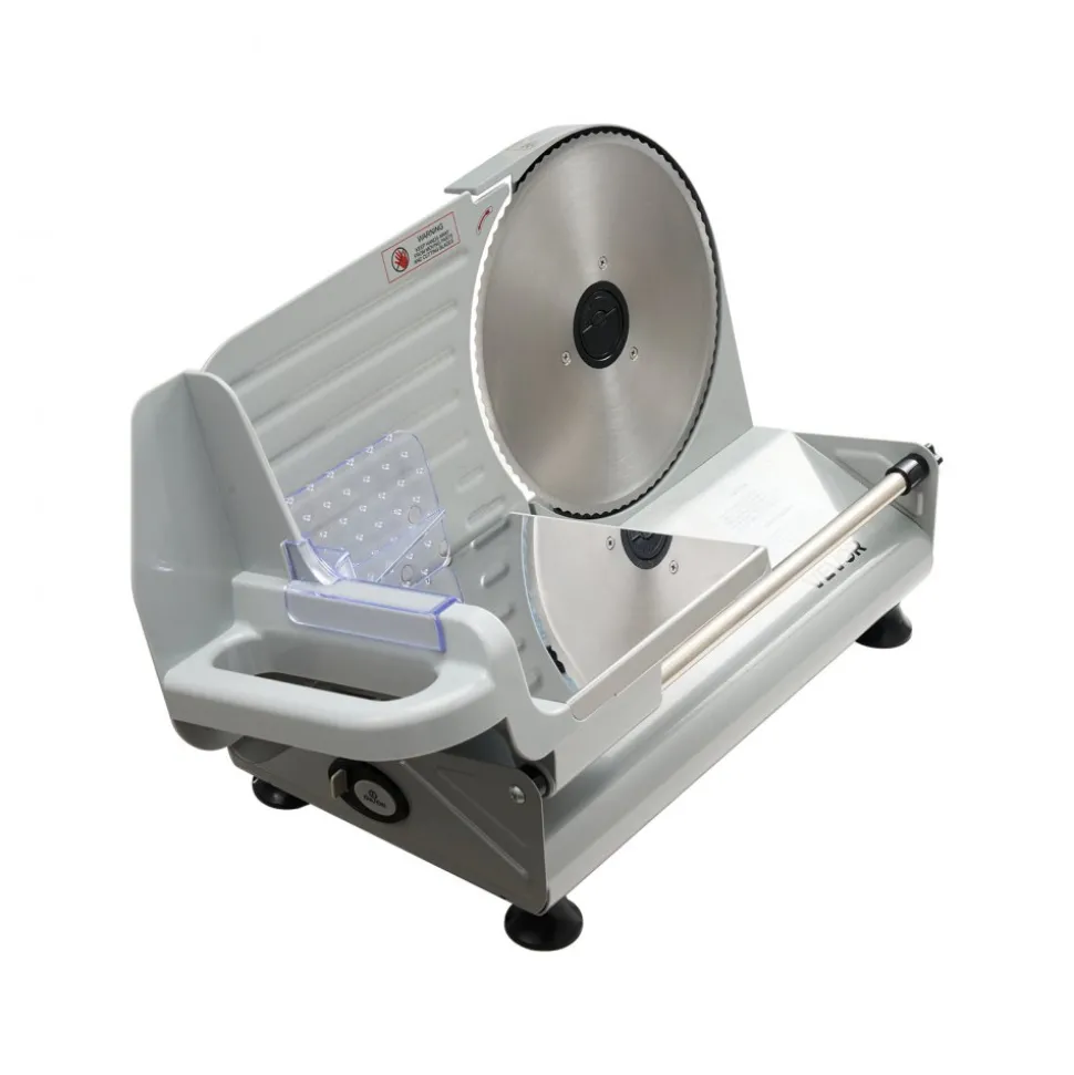 VEVOR Meat Slicer, 8.6" Electric Deli Slicer with 2 SUS420 Blades & 0-0.6" Adjustable Thickness, Dual Security Lock, 200W Home Food-Slicer for Frozen Meat, Ham, Baguett, Steak, ETL Approved
