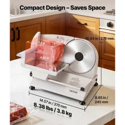 VEVOR Meat Slicer, 7.5