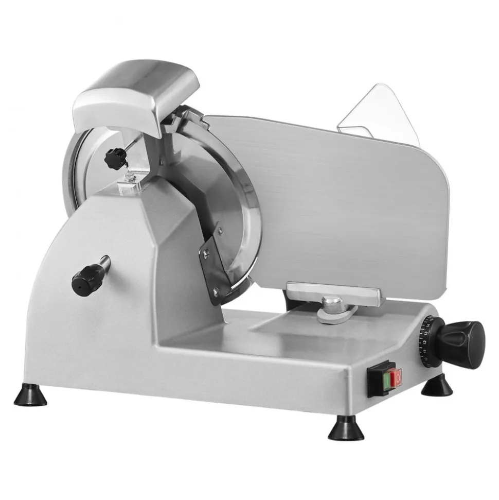 VEVOR Meat Slicer, 340W Electric Deli Food Slicer with 10" SUS420 Stainless Steel Blade and Built-in Sharpening Stone, 0-0.6 inch Adjustable Thickness for Commercial and Home Use, Cut Meat and Cheese