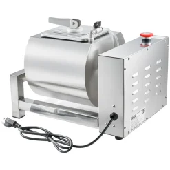 VEVOR Meat Tumbler Marinator, 10L Vacuum Tumbler Marinating Machine with Automatic Bidirectional Rotation, Stainless Steel Vacuum Curing Machine for Chicken Steak Pork, Home & Commercial Use