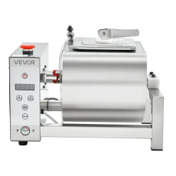 VEVOR Meat Tumbler Marinator, 10L Vacuum Tumbler Marinating Machine with Automatic Bidirectional Rotation, Stainless Steel Vacuum Curing Machine for Chicken Steak Pork, Home & Commercial Use