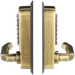 VEVOR Mechanical Keyless Entry Door Lock, 14 Key Mechanical Door Lock, Mechanical Keypad Door Lock with Handle, Double-Sided Stainless Steel Waterproof Keyless Gate Lock, for Home Office Fence Garage