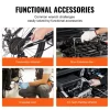 VEVOR Mechanics Tool Set and Socket Set, 1/4" 3/8" 1/2" Drive Deep and Standard Sockets, 205 Pcs SAE and Metric Mechanic Tool Kit with Bits, Combination Wrench, Hex Wrenches, Accessories, Storage Case
