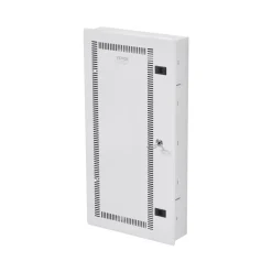 VEVOR Media Enclosure, 28-Inch, Structured Media Center with Vented Hinged Door, Cable Management Box, Structured Wiring Multi-Media Cabinet, Recessed Electrical Media Box, for Network Distribution