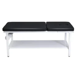 VEVOR Medical Exam Table, 500LBS Loading Medical Examination Bed with 0°–40° Adjustable Backrest, Physical Therapy Exam Table with Storage Shelf & Paper Roll Dispenser for Hospital Clinic Rehab Center