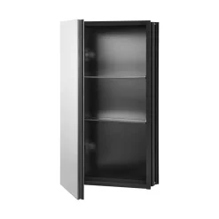VEVOR Medicine Cabinet, 14 x 24 inches, Medicine Cabinet for Bathroom with Mirror,  Aluminum Frame Bathroom Wall Cabinet, 2-layer Adjustable Shelves, Recessed & Wall-mounted Installation