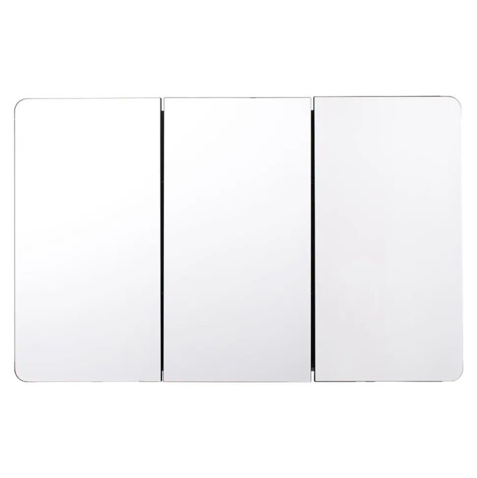 VEVOR Medicine Cabinet, 25.5 x 40 inch, Medicine Cabinet for Bathroom with Mirror, Aluminum Frame Bathroom Wall Cabinet, 4-layer Adjustable Shelves, Recessed & Wall-mounted Installation