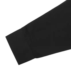 VEVOR Men's Button Up Shirt, Mens Long Sleeve Wrinkle-free Button Down Dress Shirts, Slim Fit Soft Stretch Fabric for Business Casual or Formal, Work, Wedding, Dinner, Black, L Size