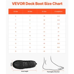 VEVOR Men's Steel Toe Rubber Boots, Protective Footwear, Waterproof Rain Fishing Boots, Outdoor Non-Slip Work Shoes, Lightweight and Durable, for Manufacturing, Construction, Farming, Size 9 US