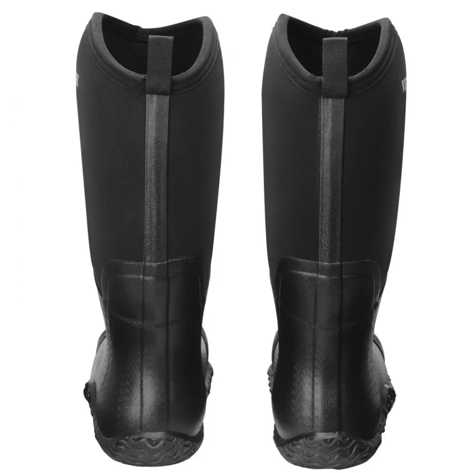 VEVOR Men's Steel Toe Rubber Boots, Protective Footwear, Waterproof Rain Fishing Boots, Outdoor Non-Slip Work Shoes, Lightweight and Durable, for Manufacturing, Construction, Farming, Size 13 US
