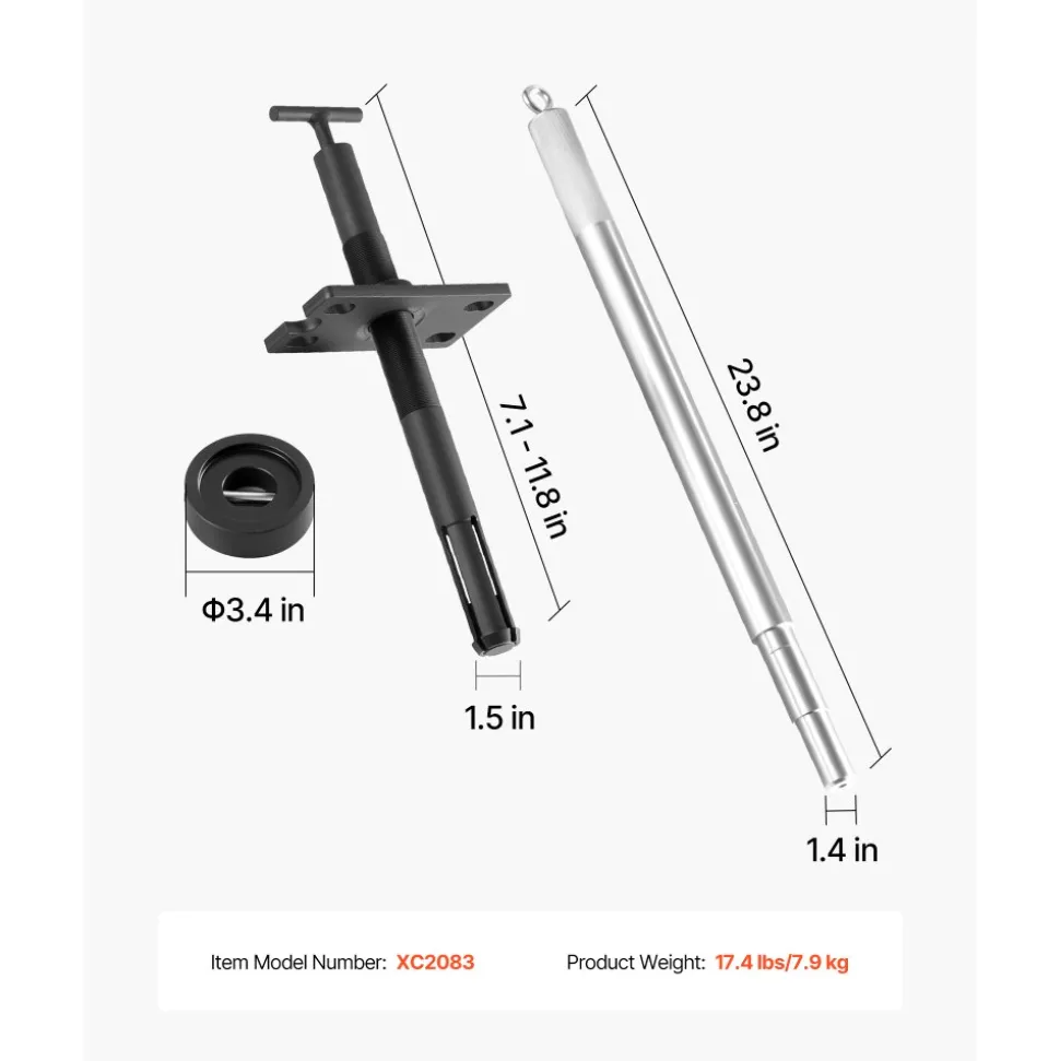 VEVOR Mercruiser Alignment Tool & Gimbal Bearing Puller Set, Compatible with Mercruisers, OMC, Volvo Cobra Bell Housings, Engine Alignment Tool, Bearing Puller Seal Bellow Expander Tools Easy-to-Use