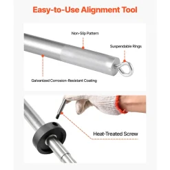 VEVOR Mercruiser Alignment Tool & Gimbal Bearing Puller Set, Compatible with Mercruisers, OMC, Volvo Cobra Bell Housings, Engine Alignment Tool, Bearing Puller Seal Bellow Expander Tools Easy-to-Use